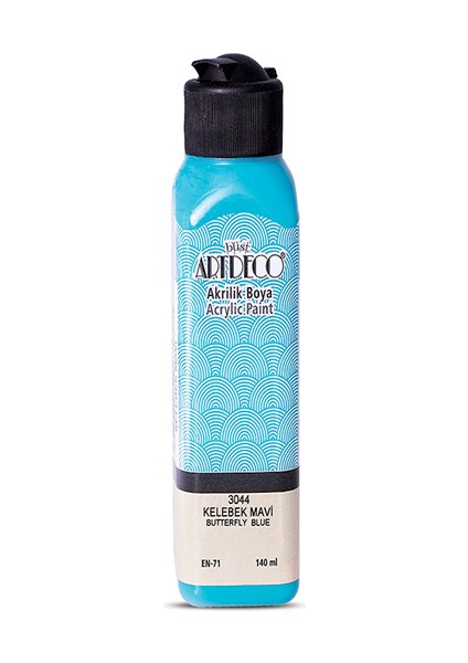 Artdeco Akrilik Boya 140 ml Kelebek Mavi 070R-3044