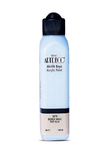 Artdeco Akrilik Boya 140 ml Bebek Mavi 070R-3679
