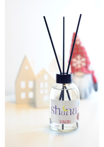 Sakura Dekoratif, Bambu Çubuklu Oda Kokusu 100ML Ortam Kokusu