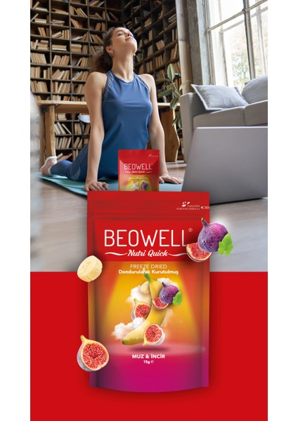 Nutri Quick – Freeze Dried Dondurularak Kurutulmuş Muz & Incir