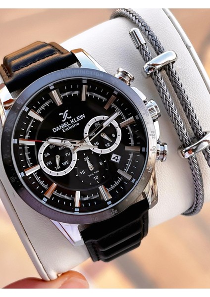 Deri Kordon Iç Kadran Fonksiyonları Aktif 3 Atm Suya Dayanıklı Erkek Kol Saati E14006-1