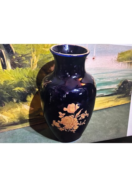 Fransız Limoges Vazo 17 cm Boyunda fırsatları