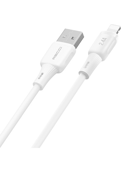 RS52L Usb-A To Lightning 2.4A Hızlı Şarj Özellikli Data ve Şarj Kablosu 1m Beyaz fiyatları