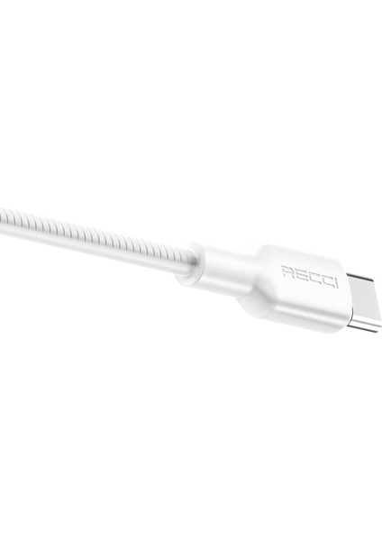 RS56CC Type-C To Type-C Pd Hızlı Şarj Özellikli Data ve Şarj Kablosu 100W 1.2m Beyaz modelleri
