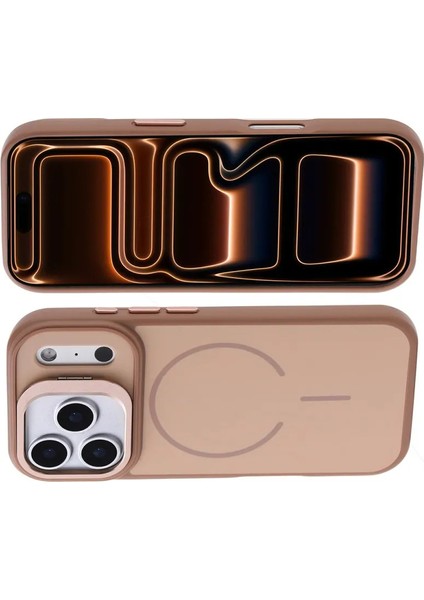 Apple iPhone 17 Pro Max Kılıf M-Safe Şarj Özellikli Kamera Standlı Redclick Notron Kapak fiyatları