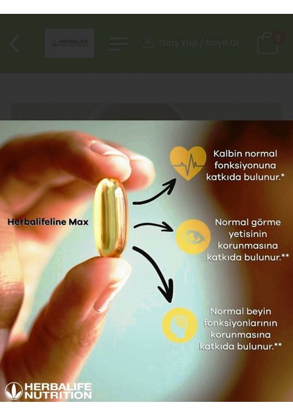 line Max Omega-3 Yağ Asitleri Epa ve Dha Içeren Balık Yağı fiyatları