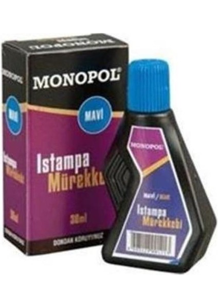Monopol Istampa Mürekkebi 500 cc Mavi 1125