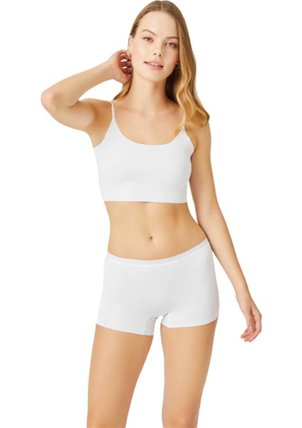 Siyah Ayarlanabilir Taş Detaylı Tanga Külotlu Kadın Jartiyer