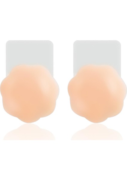 Silikon Çiçek Desenli Göğüs Ucu Kapatıcı, Meme Ucu Kapatıcı