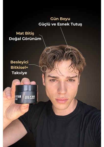 Erkek Saç ve Sakal Bakım Seti – Güçlendirici Şampuan + Mat Şekillendirici + Argan Özlü Sakal Yağı indirimleri