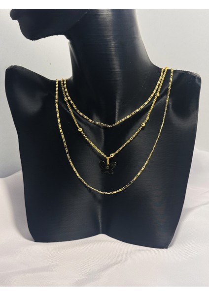 Kelebek Detaylı Altın Kolye fırsatları