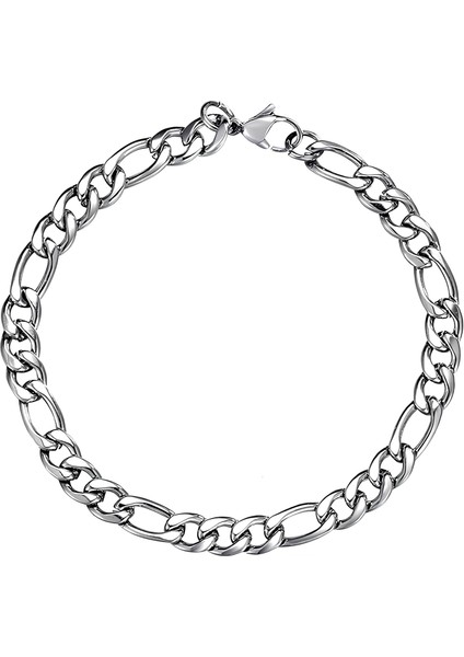 Figaro Paslanmaz Çelik Bileklik Unisex Erkek Bayan Bileklik Zincir ACK06B-2 indirimleri