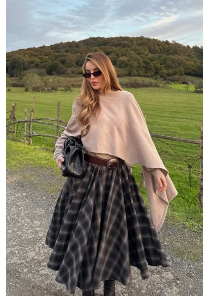 Vizon Atkı Detaylı Triko Kazak - 98073 fırsatları