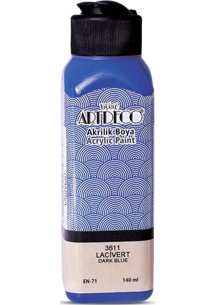 Artdeco Akrilik Boya 140 ml Lacivert 070R-3611 modelleri