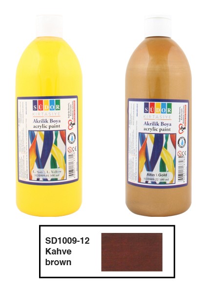 Südor Akrilik Boya 500 ml Kahverengi SD1009-12 fiyatları