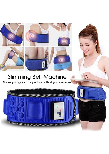Super Slim 5 Motorlu Titreşimli Masaj Kemeri Göbek Eritme Aleti - Lisinya