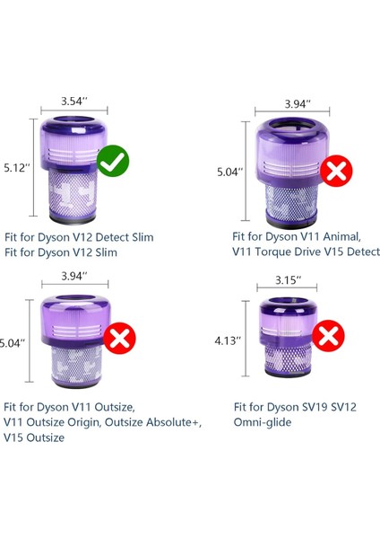 Dyson V12 Uyumlu Hepa Filtre indirimleri