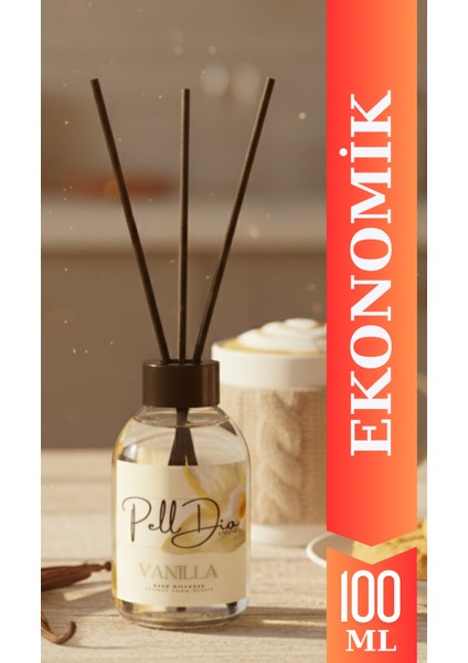 Vanilya Eko Çubuklu Oda Kokusu - Kokulu Çubuk 100ML