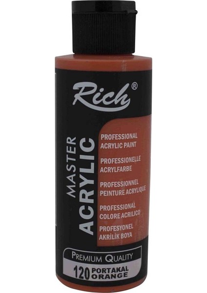 Rich Akrilik Boya Master 120 cc Portakal 120-120