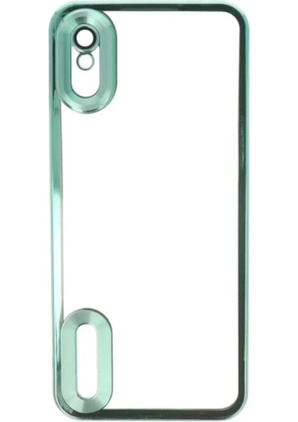 Xiaomi Redmi 9A Uyumlu Kenarlar Renkli Kılıf