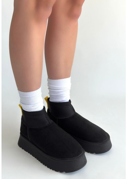 Cuen Siyah Süet Bot - Lisinya modelleri