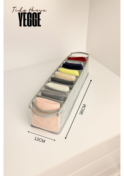 3'lü Şeffaf Çamaşır Çorap Sütyen Düzenleyici Dolap Içi Organizer ve Çekmece Içi Düzenleyici Kaliteli modelleri