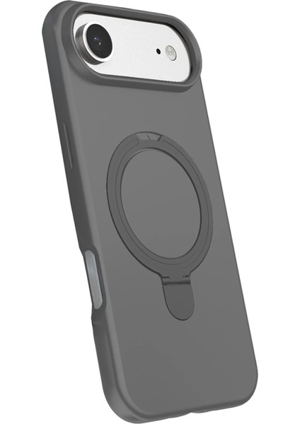 Yzlal Newface Apple Iphone 17 Air Regal Magsafe Standlı Kapak - Titan Gri modelleri