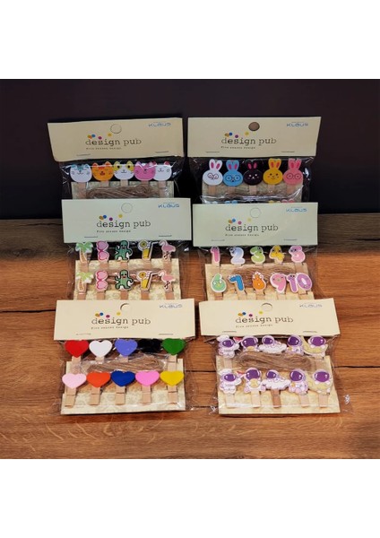 Ahşap Notluk Ipli Mandal