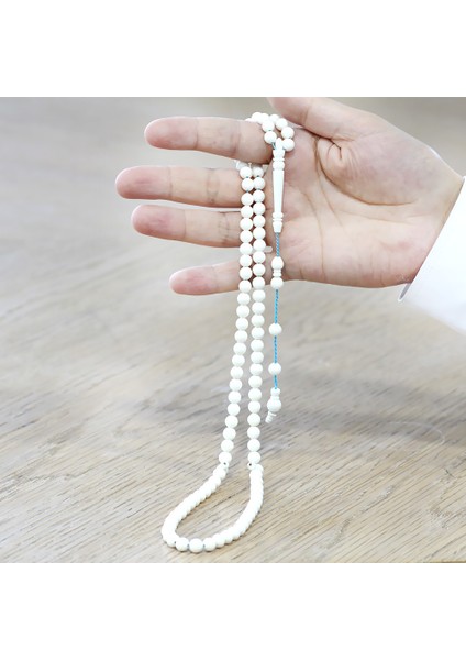 Sistemli Küre Kesim 99 Taneli Deve Kemiği Namaz Tesbihi modelleri