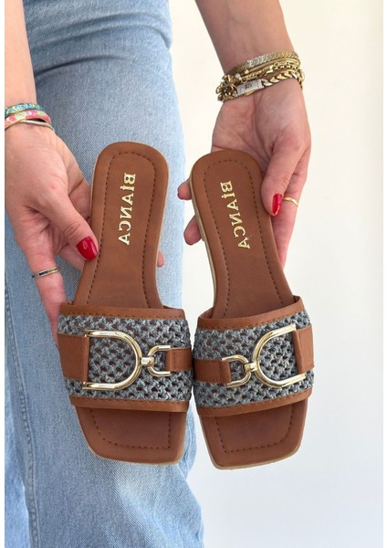 Pıer Taba Cilt Terlik - Lisinya