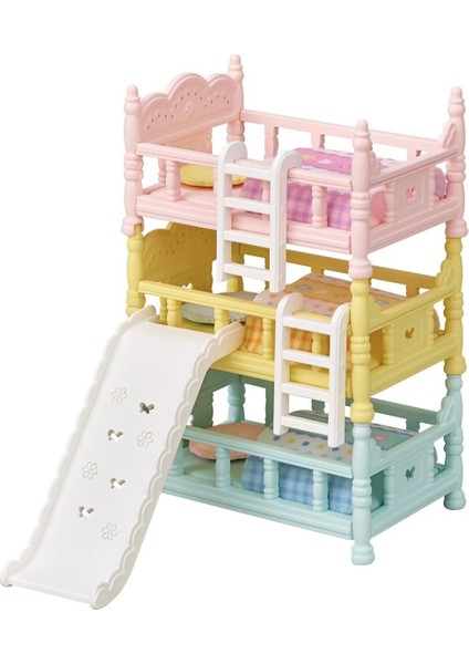 Sylvanian Families Üç Katlı Ranza Seti – Minyatür Yatak ve Aksesuarlı Koleksiyon Oyuncağı fiyatları