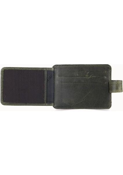 Guard Dikey Crazy Yeşil Deri Kartlık modelleri