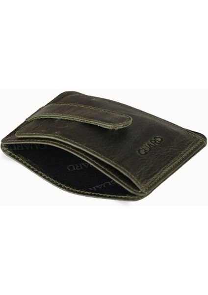 Guard Dikey Crazy Yeşil Deri Kartlık fırsatları