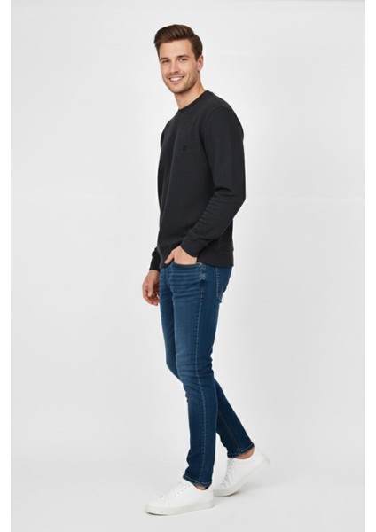 Erkek Büyük Beden Sıfır Yaka Selanik Sweatshirt BGL-ST04871 fiyatları