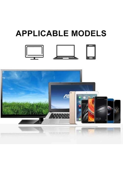 3 Metre 8 Gbps Hız 4k/30 Hz Type C To Hdmı Çevirici Dönüştürücü Tv Telefon Pc Hasır Bağlantı Kablosu - Lisinya indirimleri