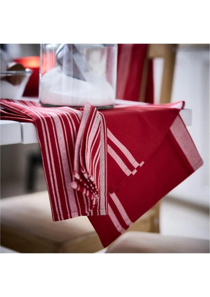 Vınterfınt Kurulama Bezi, Karışık Desenler-Kırmızı/beyaz, 50X70 Cm, 2 Adet fiyatları