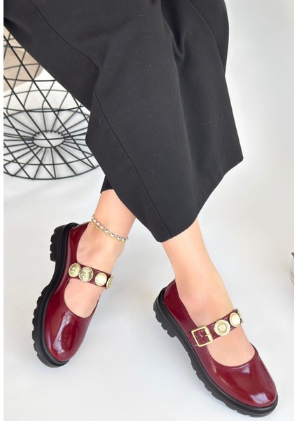 Okira Bordo Rugan Oxford Ayakkabı - Lisinya