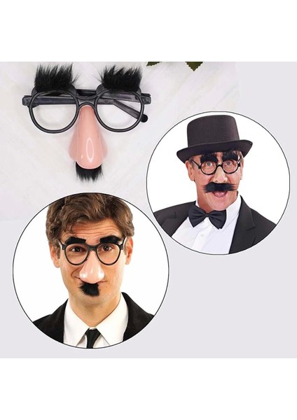 Eğlenceli Kılık Değiştirme Kaş Bıyık Mizah Gözlüğü 9X13 cm - Lisinya fiyatları
