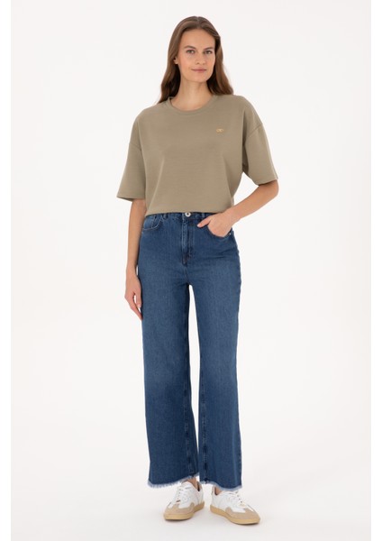 Kadın Açık Haki Tişört 50309440-VR183 fırsatları