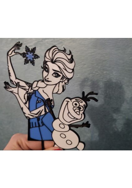 Karlar Ülkesi Pasta Süsü