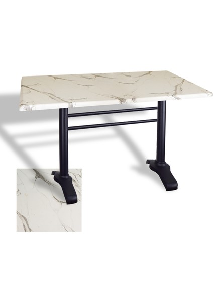 Çipa 3010 Döküm Ayak Masa 80X140 cm - (Werzalit, Wermodin ve Allzalit Tabla) - Afyon Mermer