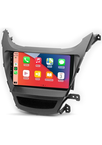 Maitec M-T-C 464 QLED Serisi Hyundai Elantra 2014 2016 4+64GB Multimedya Teyp