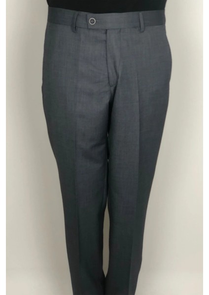 Fistan Store Erkek Düz Yüksek Bel Klasik Kesim Rahat Kalıp Yandan Cepli Boru Paça Büyük Beden Kumaş Pantolon fiyatları