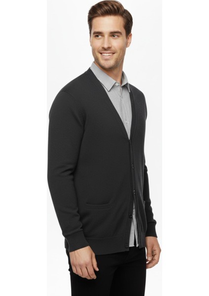 Erkek Spor Selanik Düğmeli Hırka Regular Kalıp BGL-ST04873 modelleri