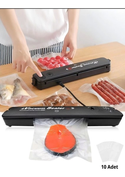 Gıda Vakum ve Mühürleme Makinesi- Yiyecek Tazeliği Koruma Ev ve Restoran Için ( Lisinya ) indirimleri