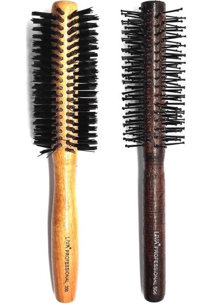 Liva Professıonal Saç ve Fön Fırçası 2'li Set 350 ve 506