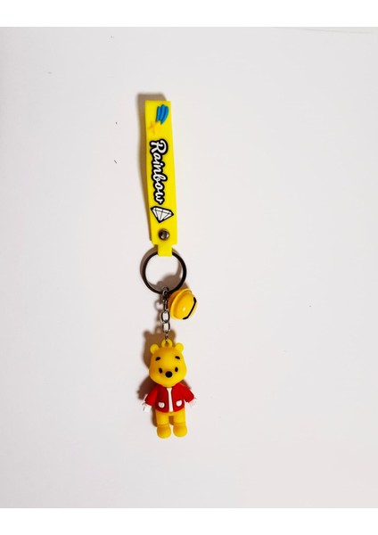 Anahtarlık Kırmızı Elbiseli Ayıcık