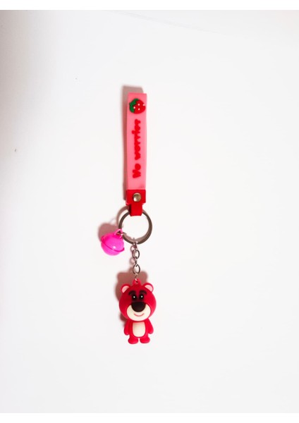 Anahtarlık Kırmızı Sevimli Ayıcık