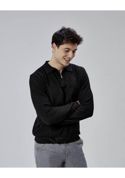 Erkek Triko Kazak 17271 Fermuarlı Polo indirimleri