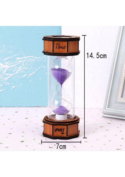 Işikli Dekoratif Ahşap Kum Saati - Lisinya modelleri